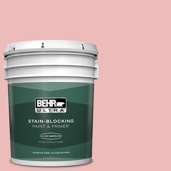 BEHR ULTRA 5 gal. #150C-3 Arizona Sunrise Extra Durable Semi-Gloss Enamel Interior Paint & Primer