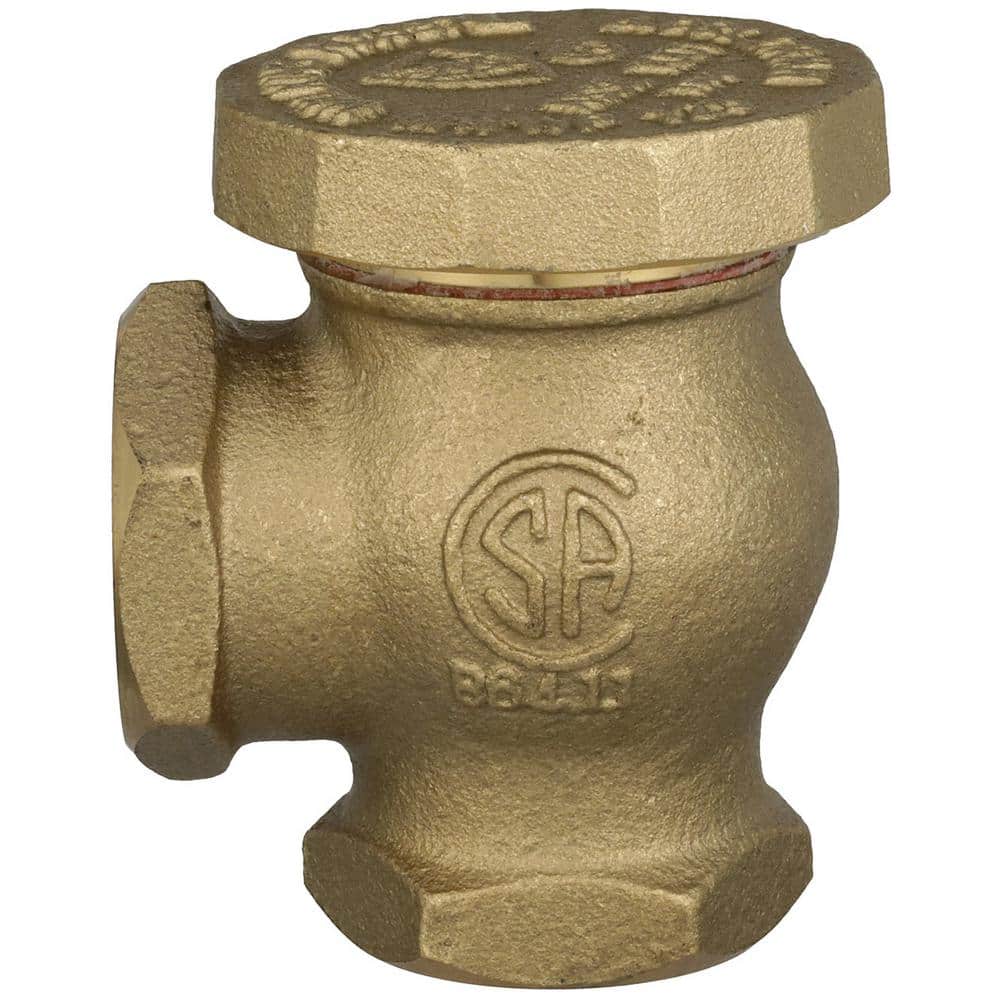 1-Inch Brass Atmospheric Vacuum Breaker for High Hazard Protection
