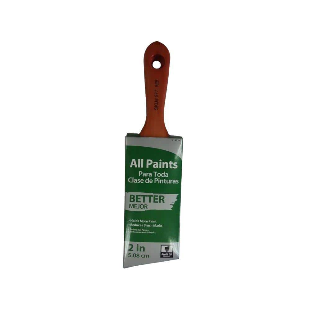 Better 2 In Short Angle All Paint Brush THD01217 The Home Depot   Paint Brushes Thd01217 64 1000 