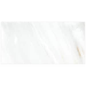 Greecian White 12 in. x 24 in. Polished Marble Floor and Wall Tile (10 sq. ft./Case)