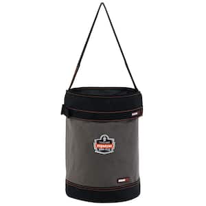 Arsenal 12.5 in. Tool Bucket with Top, Gray Canvas