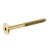 Everbilt 1/4 in. x 1-9/16 in. Brass-Plated Narrow Shank Hex-Drive Connecting Bolt (4-Piece) 802104