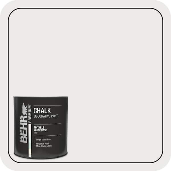 1 qt. #BCP08 Tin White Interior Chalk Decorative Paint