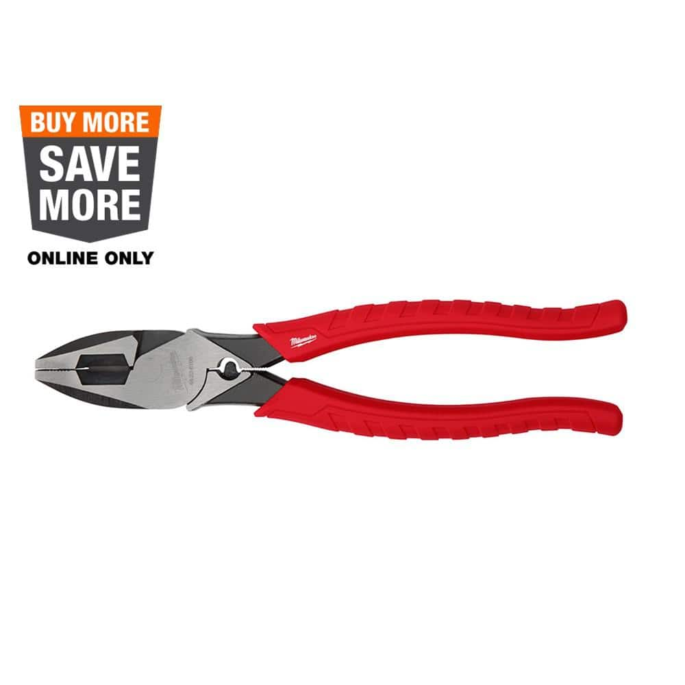 Milwaukee 9inch Linemans Comfort Grip Pliers with Crimper and Bolt Cutter  (USA) MT550C - Acme Tools