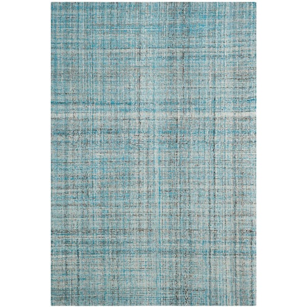 SAFAVIEH Abstract Blue/Multi 6 ft. x 9 ft. Solid Area Rug