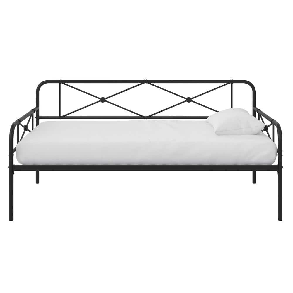 REALROOMS RealRooms Allysa Metal Daybed, Twin. Black DA4056019 - The ...