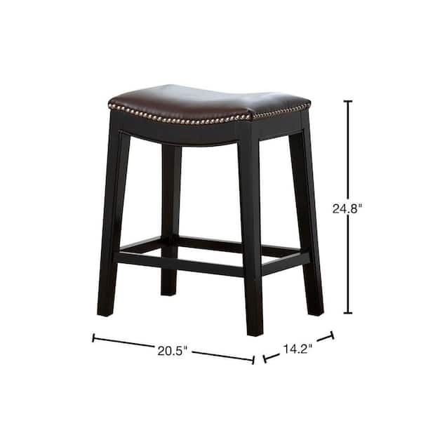 leather nailhead bar stools