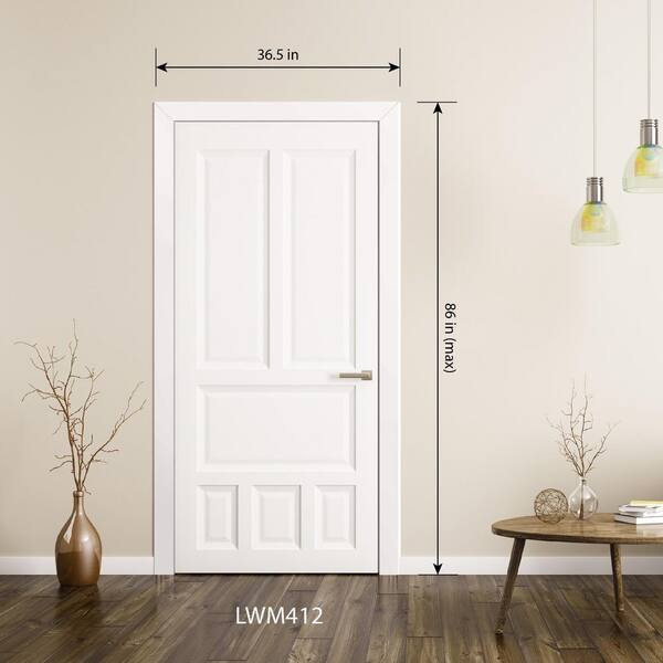 WM412 3/4 in. D x 3-1/2 in. W x 86 in. L Prefinished Finger Jointed Wood Door Casing Moulding Set