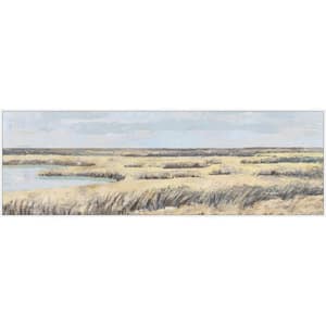 "Watering Holes" by Marmont Hill Floater Framed Canvas Nature Art Print 15 in. x 45 in.