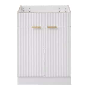 23 in. W. x 16.8 in. D x 33.1 in. H Wooden Bath Vanity Cabinet without Top Modern Storge Cabinet in White