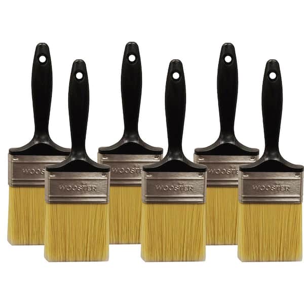 Wooster 3 in. Pro Chinex Flat Brush (6-Pack)