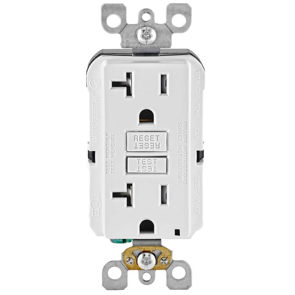 Leviton 20 Amp 125-Volt Duplex SmarTest Self-Test SmartlockPro