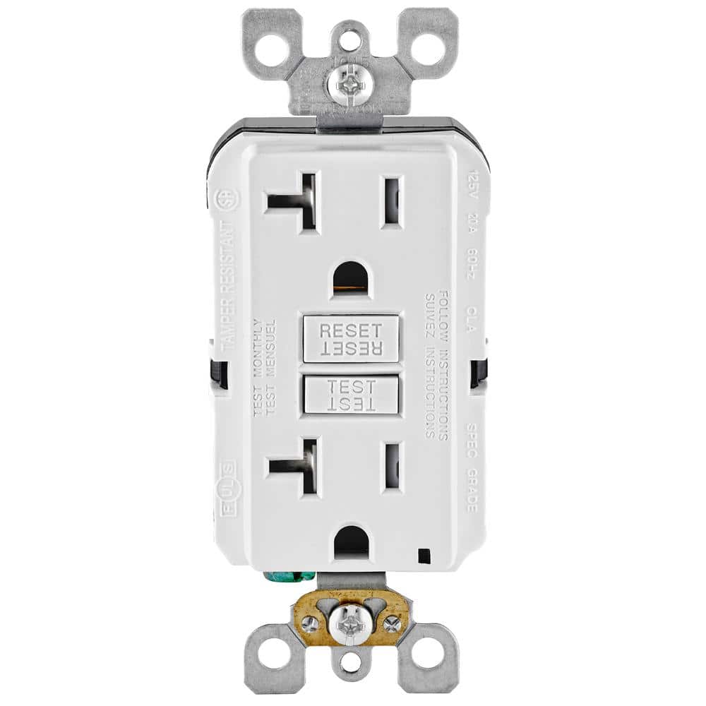 20 Amp SmartlockPro® Wi-Fi Certified Smart GFCI Receptacle/Outlet, Whi –  Leviton