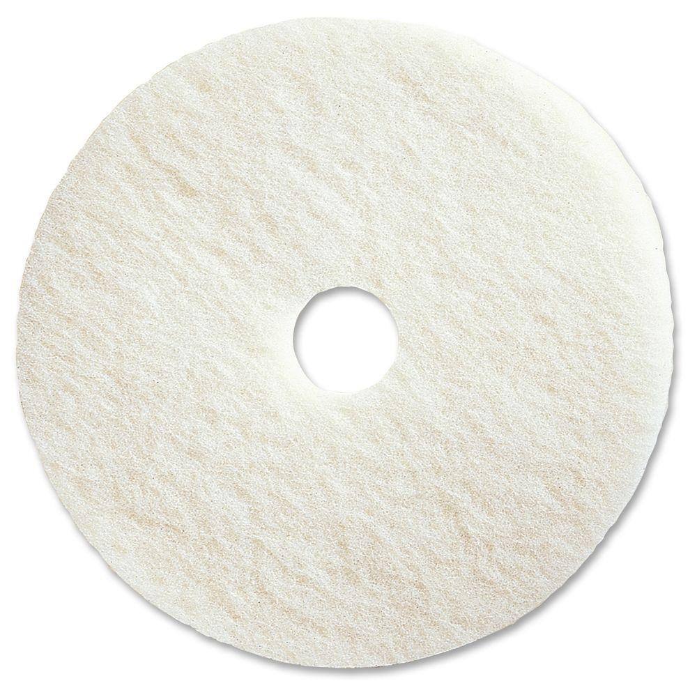 Diversco Standard 12" Diameter White Polishing Polish Floor Pads 5 Per Box Diversco Standard 12" Diameter White Polishing Polish Floor Pads 5 Per Box
