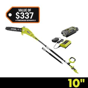 40V 10 in. Cordless Battery Pole Saw with 2.0 Ah Battery and Charger