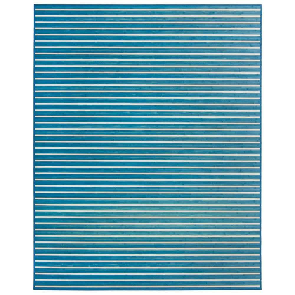 Bamboo Zhuzi Blue White 8 ft. x 10 ft. Rectangle Area Rug price history on PriceWatchPro