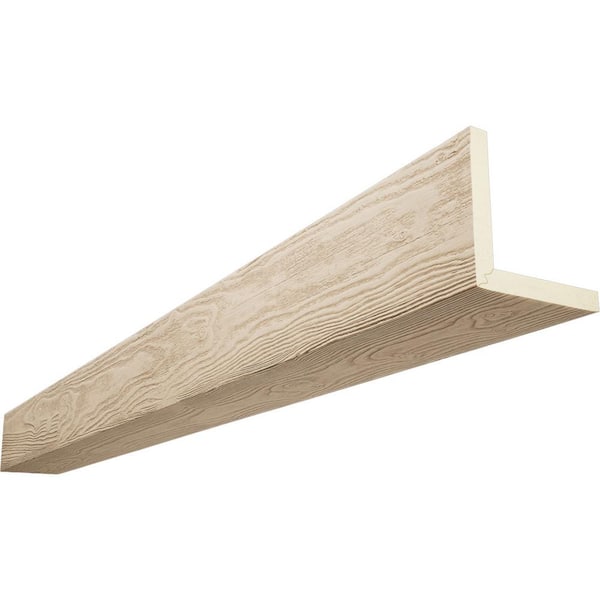 Ekena Millwork Endurathane 8 in. H x 4 in. W x 8 ft. L Sandblasted Sonora Desert Faux Wood Beam