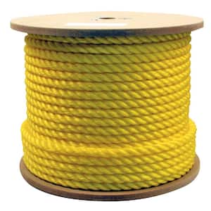 5/8 in. x 300 ft. Twisted Poly Rope Yellow