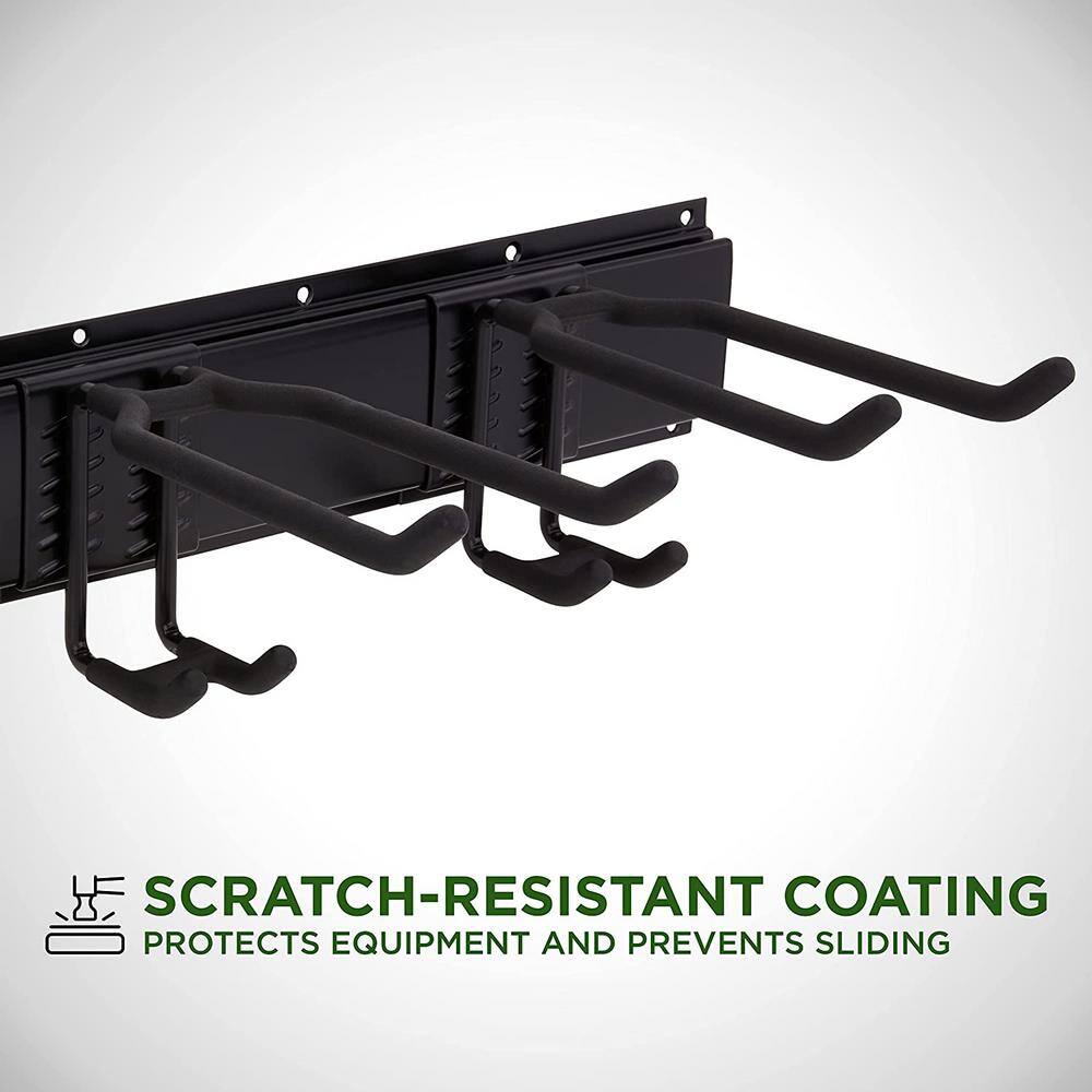 RaxGo Wall-Mounted Tool Racks with Storage Shelves and Hooks