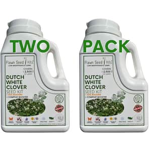 Dutch White Clover Flower Lawn Seed Kit, Easy Spread Shaker, Low Mnt, Alt Ground Cover, Covers up to 5,000 sq. ft.