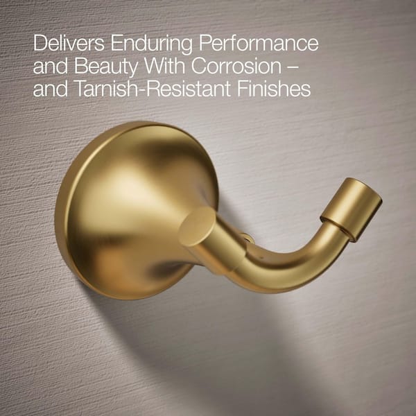 KOHLER Tone J-Hook Robe/Towel Hook in Vibrant Brushed Moderne