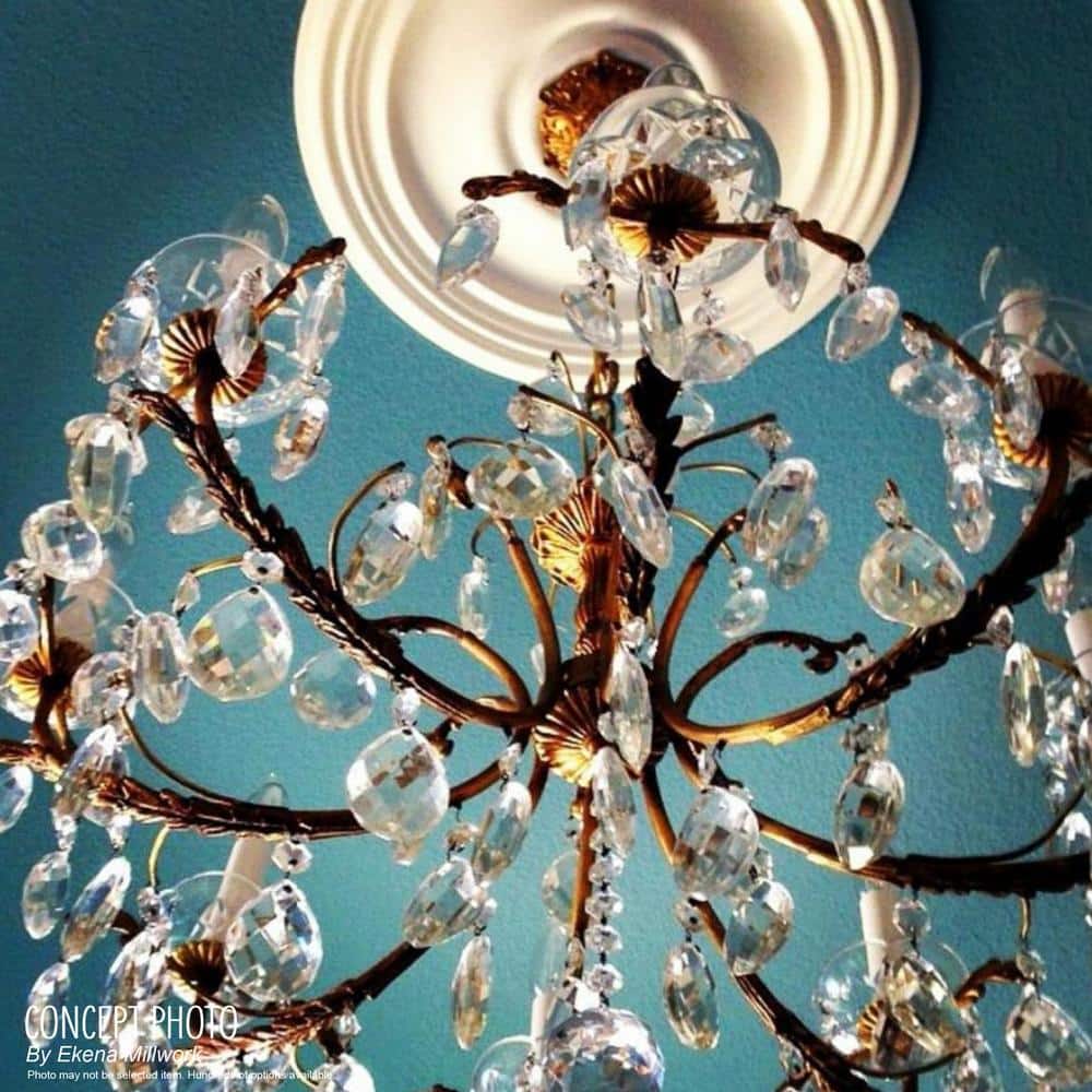 Ultra Pure White High-Density Ceiling Medallion