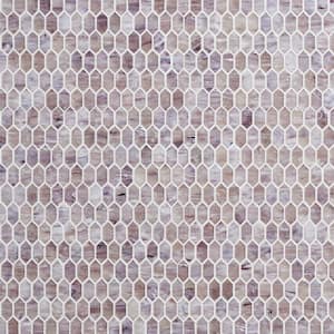 Glimmer Iridescent Lilac 11.61 in. x 11.73 in. Polished Glass Wall Mosaic Tile (0.94 sq. ft./Each)