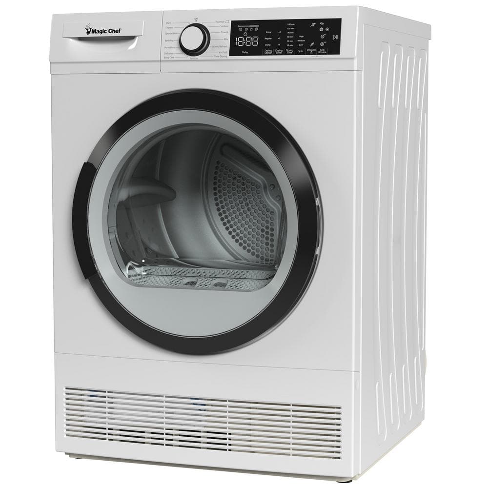 Magic Chef 24-Inch White Stackable Front Load Electric Dryer