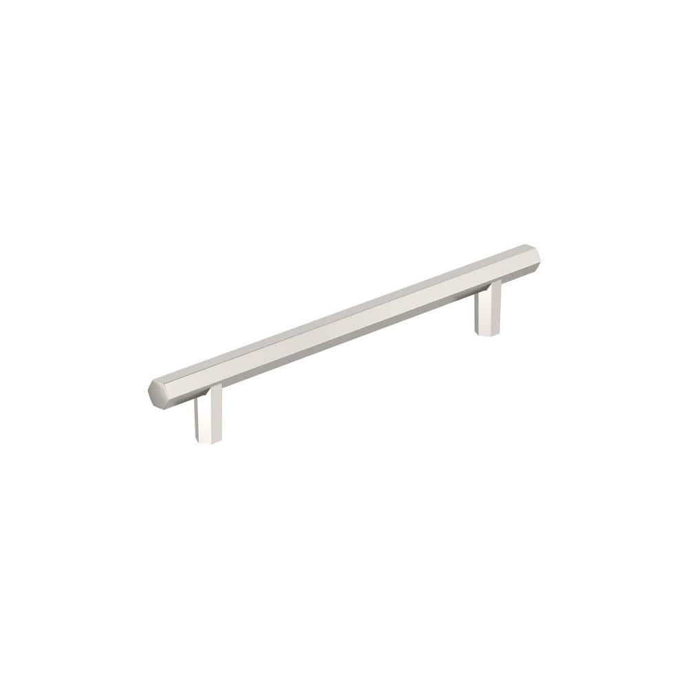Caliber 6-5/16 in. (160mm) Modern Polished Nickel Bar Cabinet Pull price history on PriceWatchPro