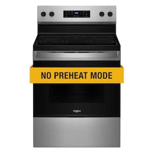 30 in. 5 Elements Freestanding Electric Range in Stainless Steel with Thermal