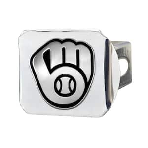 MLB - Milwaukee Brewers Hitch Cover in Chrome