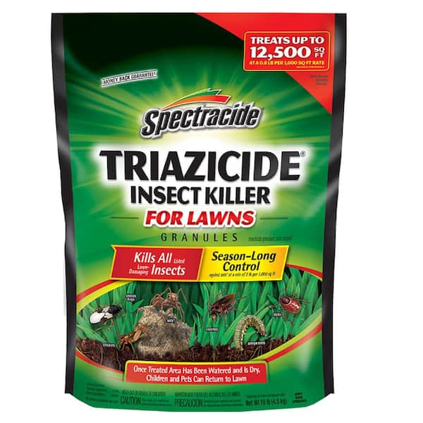 10 lb. Triazicide Lawn Insect Killer Granules, Kills Lawn-Damaging Insects