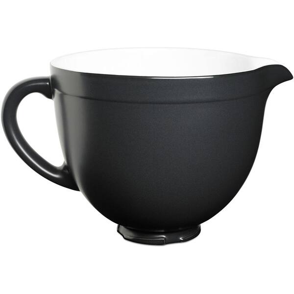 KitchenAid 5 qt. Tilt-Head Ceramic Bowl in Black Matte