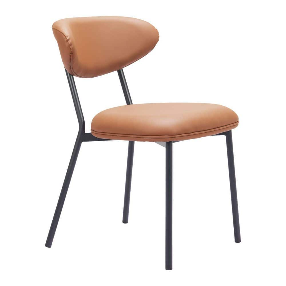 30.1 in.H Brown Solid High Back Armless Dining Chair Set of 2 price history on PriceWatchPro
