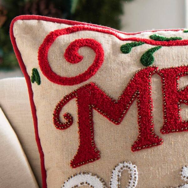 Safavieh Merry Christmas Pillow