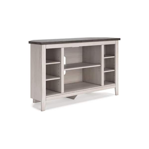 Elia Gray and White TV Stand Fits TV's up to 40 to 45 in.