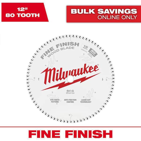 12 in. x 80-Tooth Fine Finish Circular Saw Blade