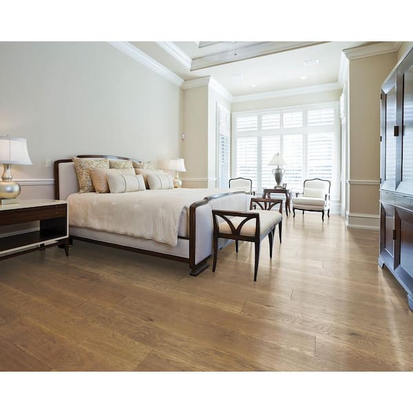 Artist Dream Rust Hickory 0.5 in. T x 7.5 in. W Hand Scraped Engineered Hardwood Flooring (27.41 sq. ft./case)