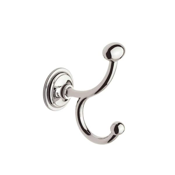 Ginger London Terrace Double Robe Hook in Polished Chrome