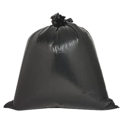 100 BAGS ** Mint-X MX3858STB 60 Gallon Black Rodent Repellent Trash Bags