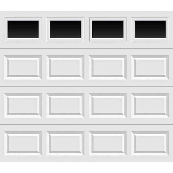 Non Insulated White Garage Door, Clopay Garage Door Window Inserts Home Depot