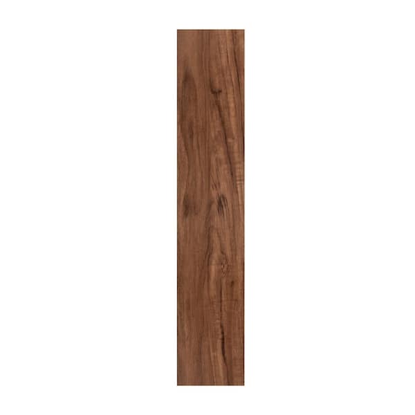 ACHIM Flex Flor 9 in. Width Rustic Cherry Water Resistant Peel and Stick Vinyl Plank Flooring (24 sq. ft./case)