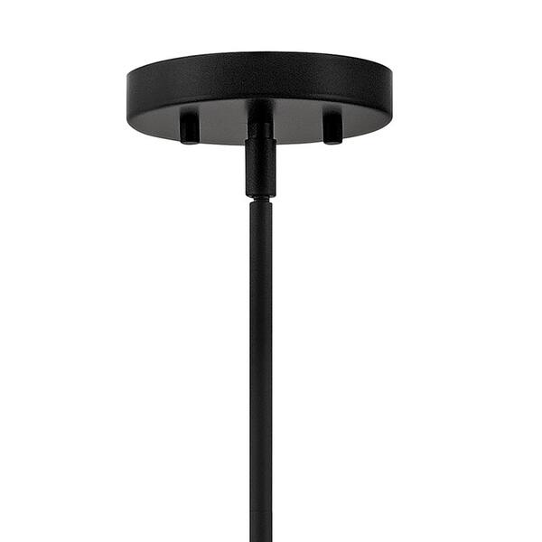 LARK - Maisie 1-Light Black Shaded Pendant Light With Shade