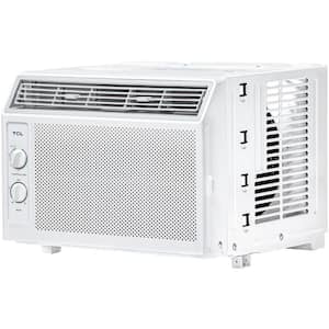 5000 BTU Window Air Conditioner, 150 sq. ft., Easy-to-Use, Reusable Filter, Compact Design