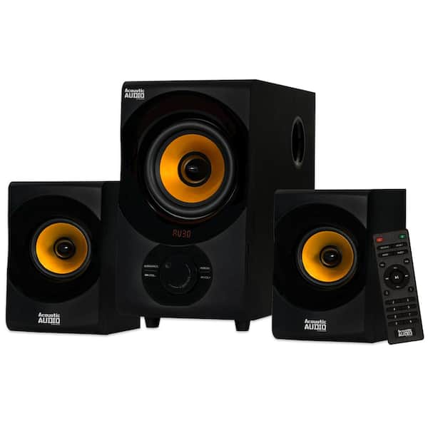 Acoustic Audio by Goldwood Bluetooth Home 2.1 Speaker System with USB and SD Multimedia