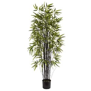 5 ft. Artificial Black Bamboo Tree