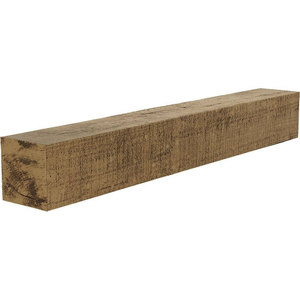 Ekena Millwork 4 in. x 4 in. x 6 ft. Rough Cedar Faux Wood Beam ...