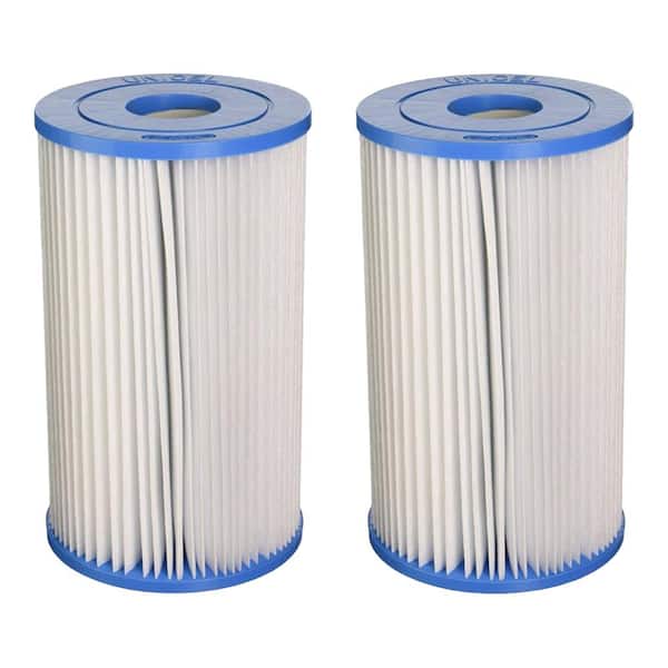 Unicel 5.75 in. Dia 15 sq. ft. Pool Replacement Filter Cartridge (2-Pack)