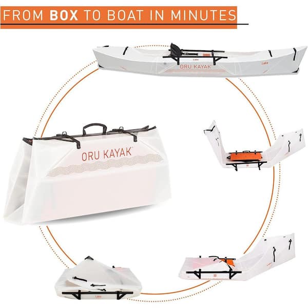 ORU KAYAK - Oru Kayak Beach LT : Stable, Durable, Light - Lake/River Kayaks - Beginner, Intermediate
