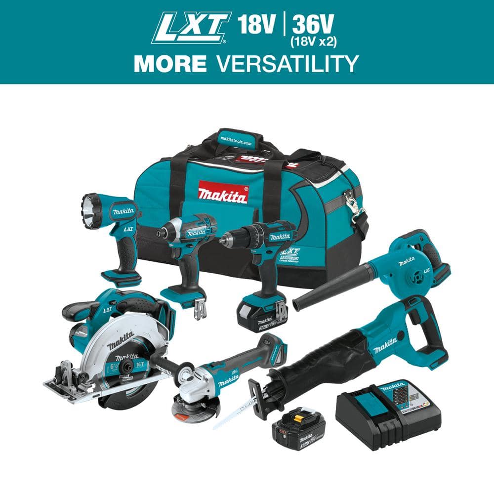 Makita 7 piece combo kit brushless sale